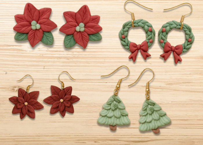 christmas earrings v1