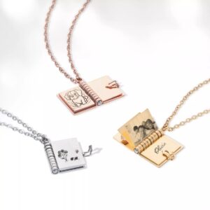 Book Locket Pendent