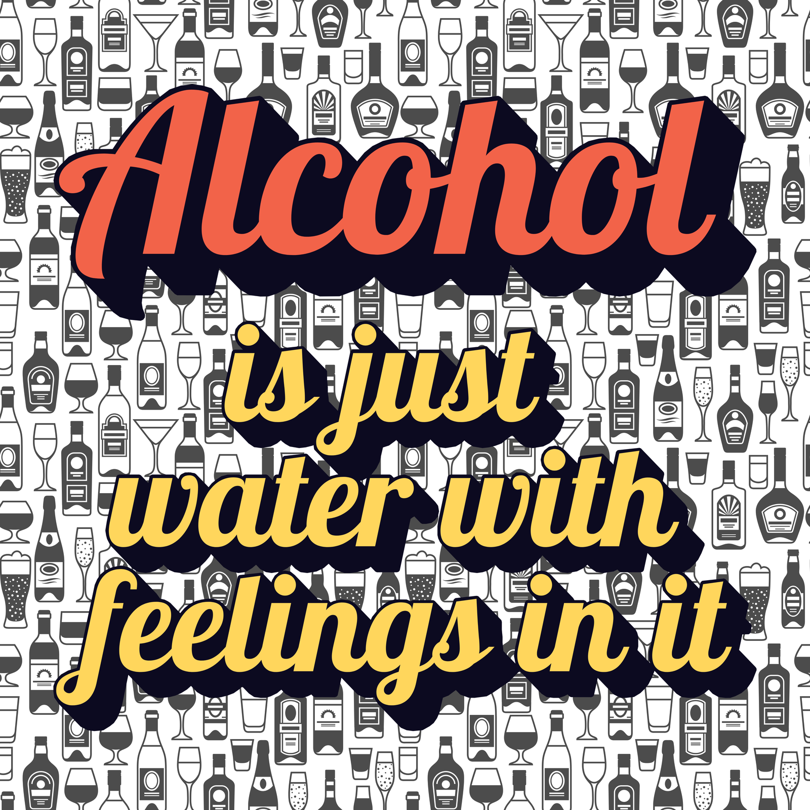 Alcohol is Just Water Tee