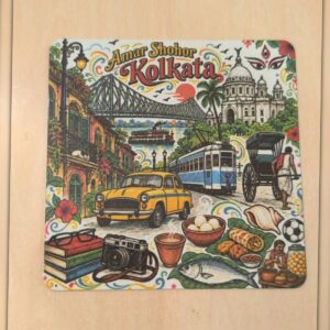 Amar Shohor Kolkata art magnet by YldKat Studios