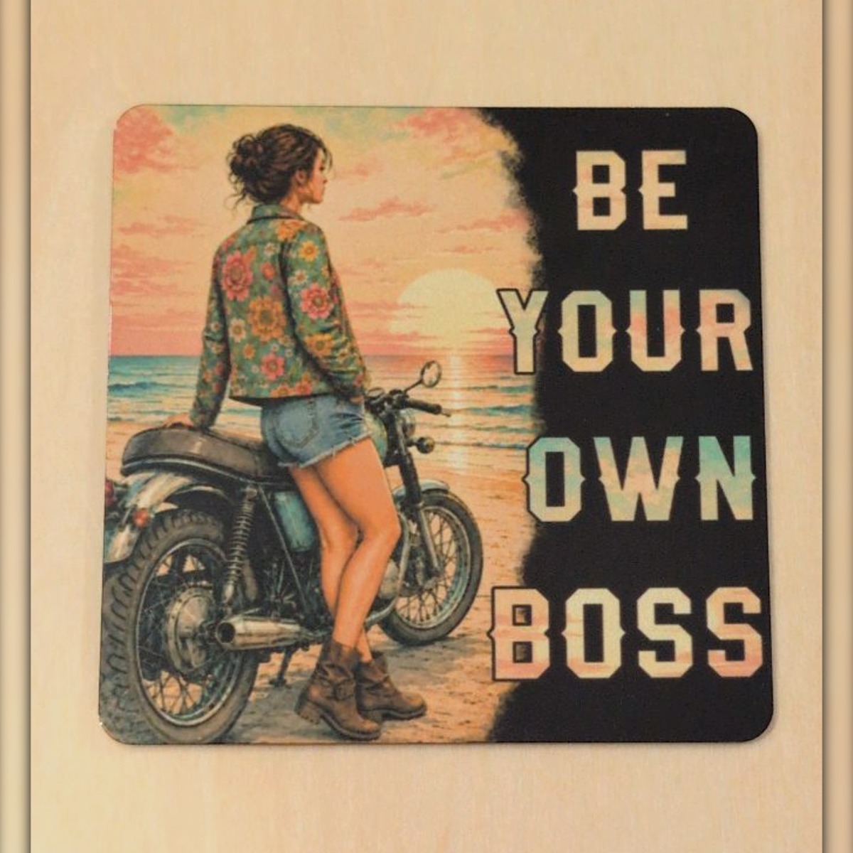 Be Your Own Boss art magnet by YldKat Studios