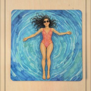 Flow in Your Rhythm art magnet by YldKat Studios