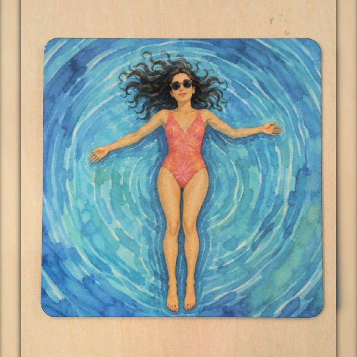 Flow in Your Rhythm art magnet by YldKat Studios