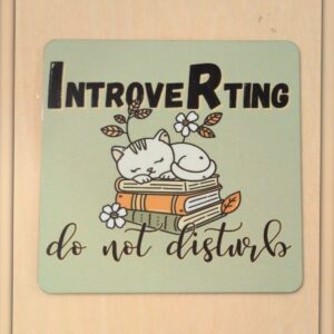 Introverting – Do Not Disturb art magnet by YldKat Studios