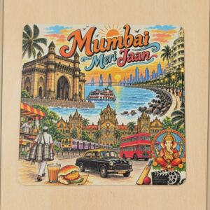 Mumbai Meri Jaan art magnet by YldKat Studios
